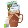 Flower Pot Mug with Tea